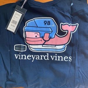 Kids XL Vineyard Vines Whale Hockey Shirt